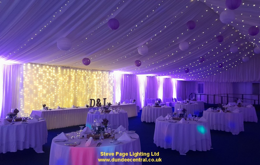 kilconquhar wedding lighting hire